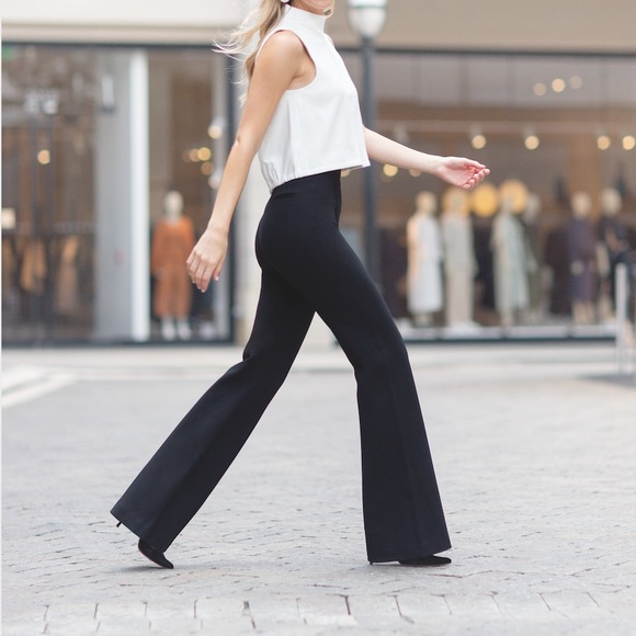SPANX Pants - Spanx Perfect Black Pant Hi-Rise Flare